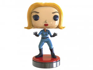 Invisible Girl Fantastic Four 3D Print Model