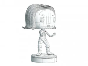 Invisible Girl 3D Model