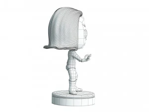 Invisible Girl 3D Model