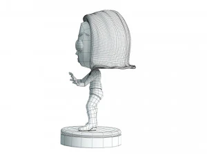 Invisible Girl 3D Model