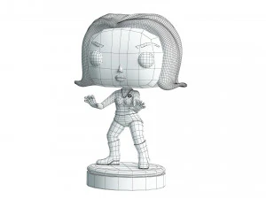Invisible Girl 3D Model