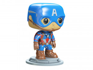 Captain America 3D-Modell