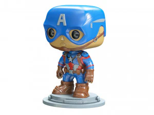 Captain America 3D Model