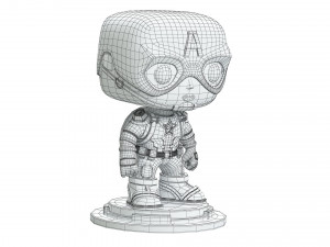 Captain America 3D-Modell