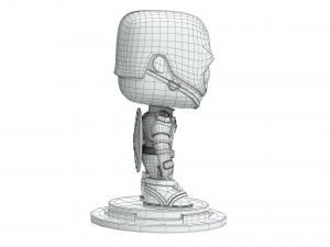 Captain America 3D-Modell