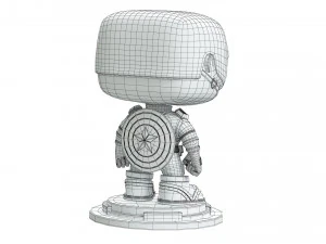 Captain America 3D Model