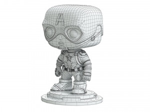Captain America 3D-Modell