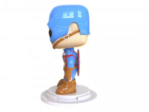 Captain America Figure 3D Print Model