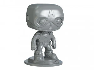 Captain America Figure 3D Print Model