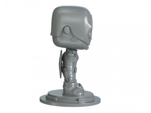 Captain America Figure 3D Print Model