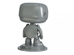Captain America Figure 3D Print Model