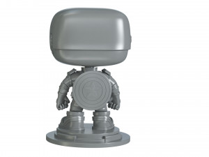 Captain America Figure 3D Print Model