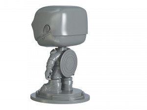 Captain America Figure 3D Print Model