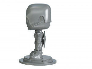 Captain America Figure 3D Print Model