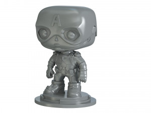 Captain America Figure 3D Print Model