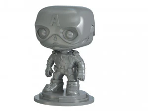 Captain America Figure 3D Print Model