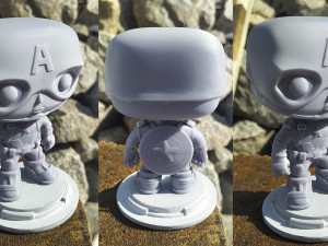 Captain America Figure 3D Print Model