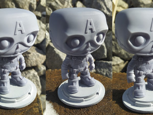 Captain America Figure 3D Print Model