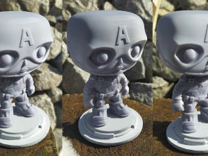 Captain America Figure 3D Print Model