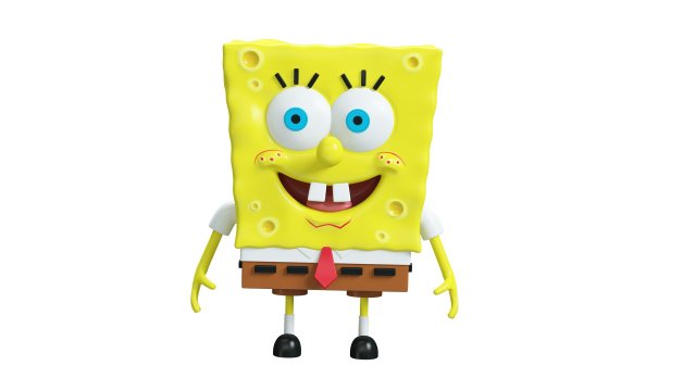 Sponge Bob Square Pants Modello 3D .c4d .max .obj .3ds .fbx .stl .blend 