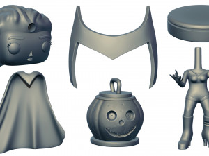 Wanda Halloween Figure Modelo de Impressão 3D