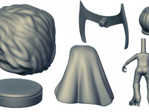 Wanda Halloween Figure 3D Print Model