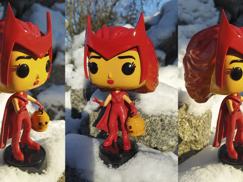 Wanda Halloween Figure 3D Print Model