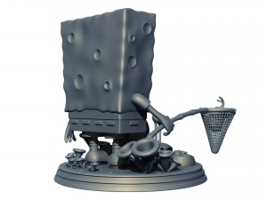 Sponge Bob Square Pants Figure Modello di stampa 3D