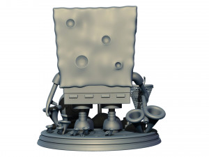 Sponge Bob Square Pants Figure Modello di stampa 3D