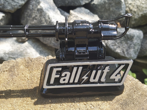 Minigun Fallout 4 Figure 3D प्रिंट मॉडल