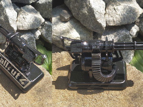 Minigun Fallout 4 Figure 3D Print Model