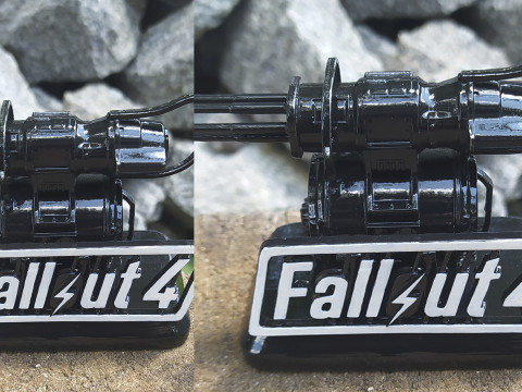 Minigun Fallout 4 Figure 3D Print Model