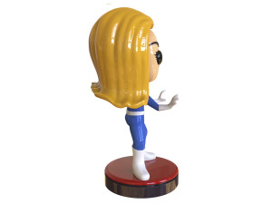 Invisible Woman Retro Fantastic 3D-printmodel