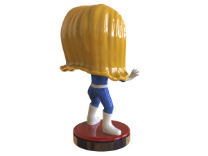 Invisible Woman Retro Fantastic 3D-printmodel