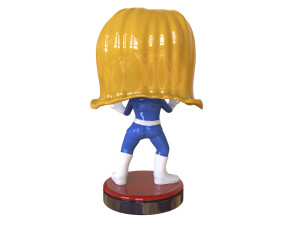 Invisible Woman Retro Fantastic 3D-printmodel