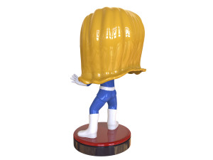 Invisible Woman Retro Fantastic 3D-printmodel