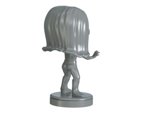 Invisible Woman Retro Fantastic 3D-printmodel
