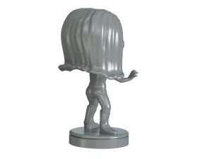 Invisible Woman Retro Fantastic 3D Принт Модель