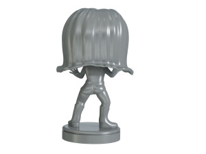 Invisible Woman Retro Fantastic 3D-printmodel