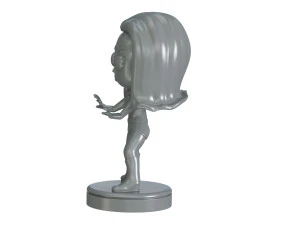 Invisible Woman Retro Fantastic 3D Принт Модель
