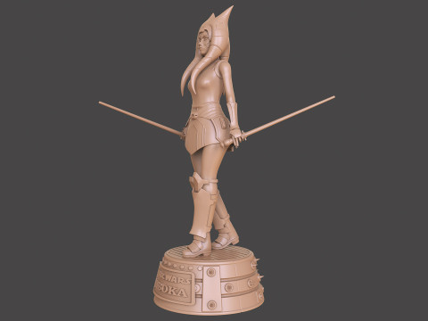 Ahsoka Tano Star Wars Model do druku 3D