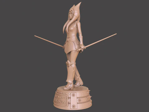 Ahsoka Tano Star Wars 3D Print Model