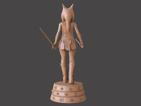 Ahsoka Tano Star Wars 3D Print Model