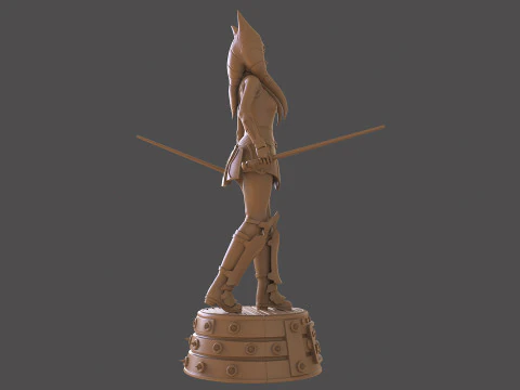 Ahsoka Tano Star Wars 3D Print Model