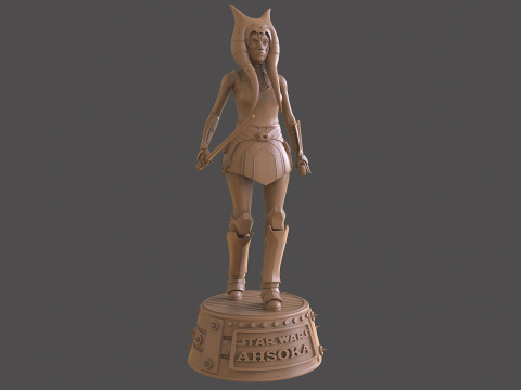 Ahsoka Tano Star Wars Model do druku 3D