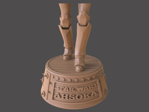 Ahsoka Tano Star Wars 3D Print Model