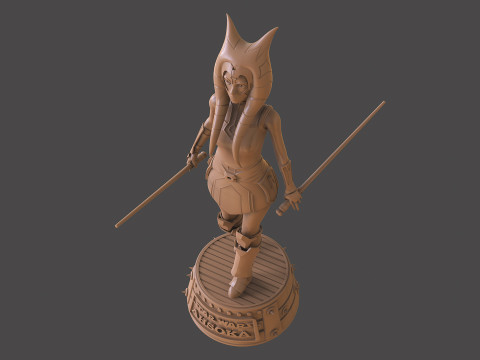 Ahsoka Tano Star Wars Model do druku 3D