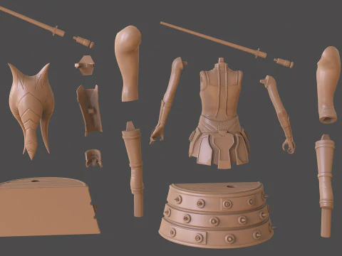 Ahsoka Tano Star Wars 3D Print Model