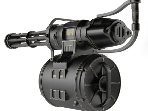 Minigun Fallout 3Dモデル