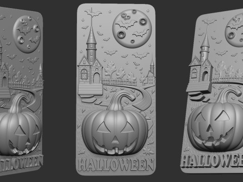 Halloween Fridge Magnet 3D प्रिंट मॉडल